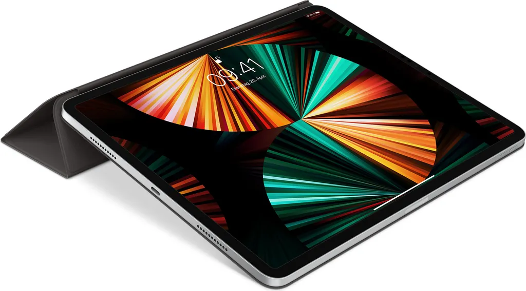Smart Folio iPad Pro 12.9 Noir : Support Magnétique et Veille Auto
