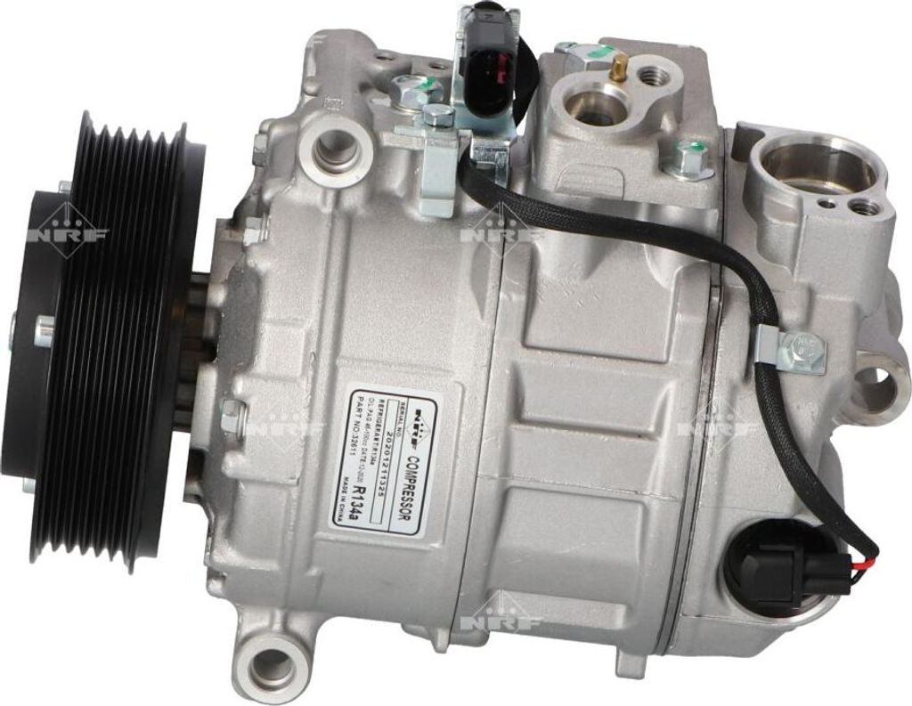 Klimakompressor 12 V Ø 110 mm R 134a 7SEU17C NRF für u.a. VW TOUAREG