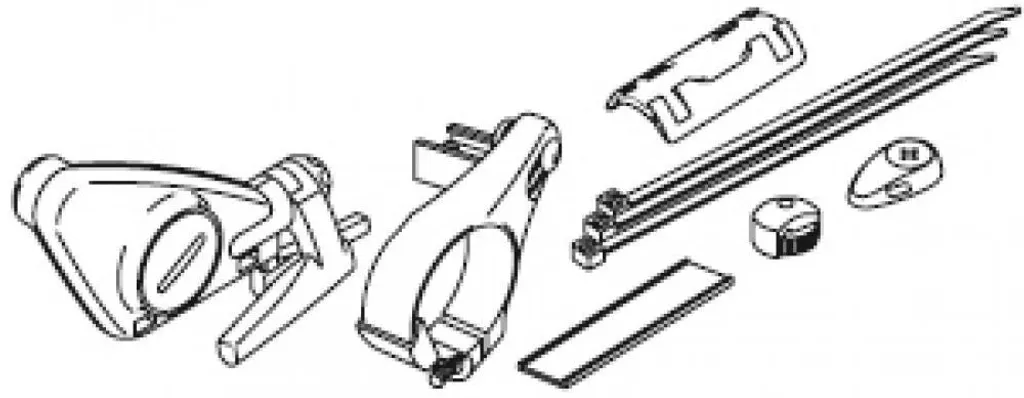 Équipement pour second vélo Cateye CC-CD200DW kit complet avec support