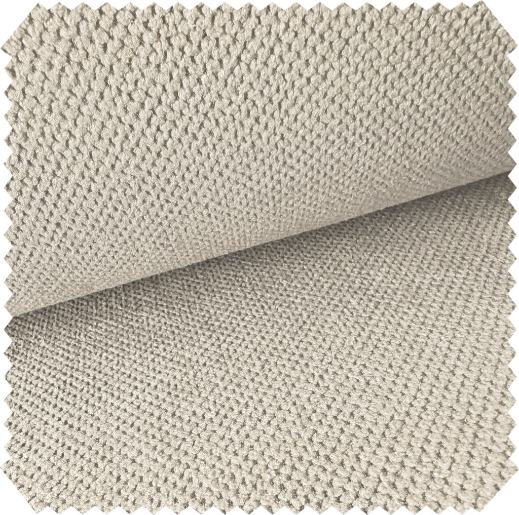 novely CURTIS - Schwer Entzündbarer Möbelstoff - Wasserabweisender Polsterstoff mit Wabenstruktur - Pflegeleicht Meterware 1lfm - Farbe: 09 Creme