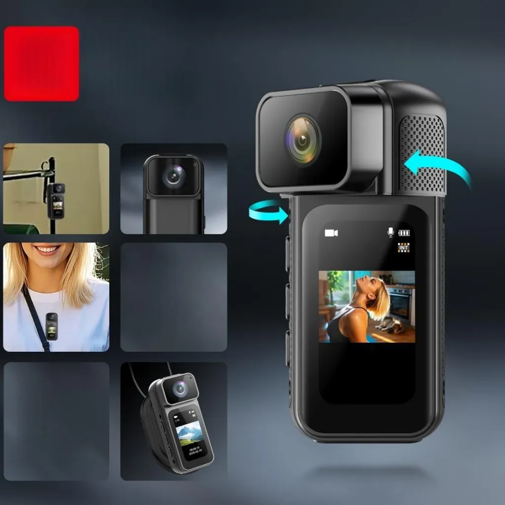 Caméra portable à objectif rotatif INF : autonomie record et format compact - 4