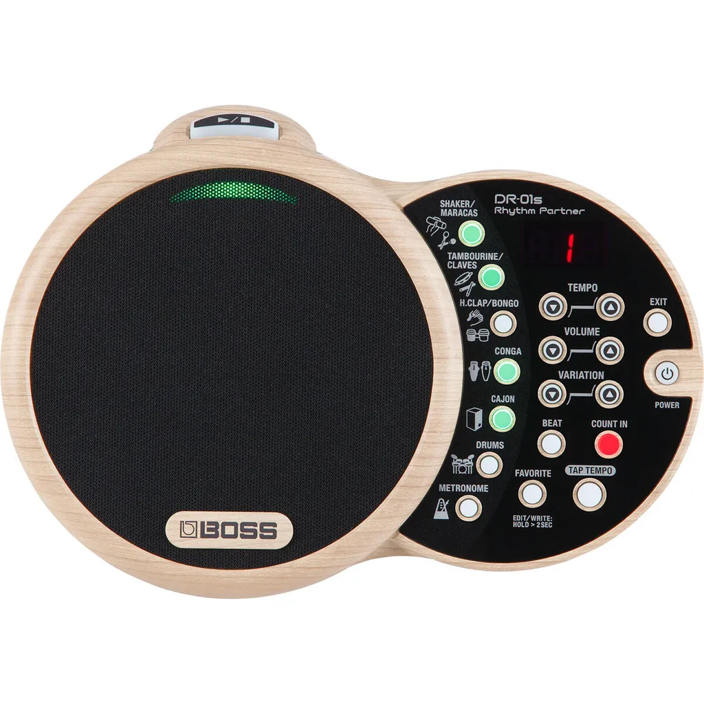 Boss DR-01S Rhythm Partner : Machine à rythmes pour musiciens acoustiques