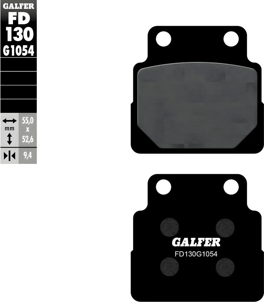 Plaquettes de frein avant Galfer FD130G1054 endurance semi-métal