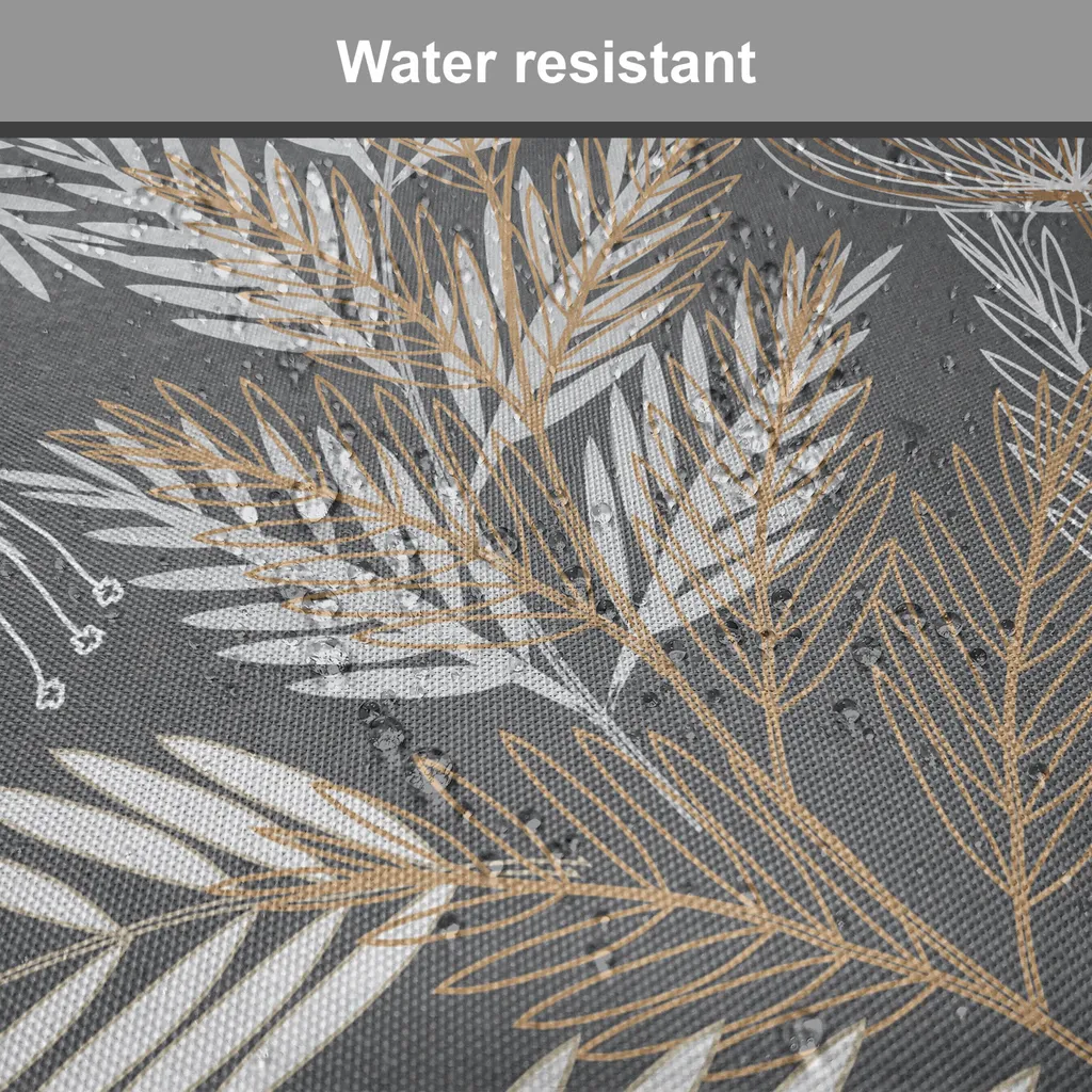 Coussin Décoratif avec Sangles Imperméable, Motif Nostalgique Brun