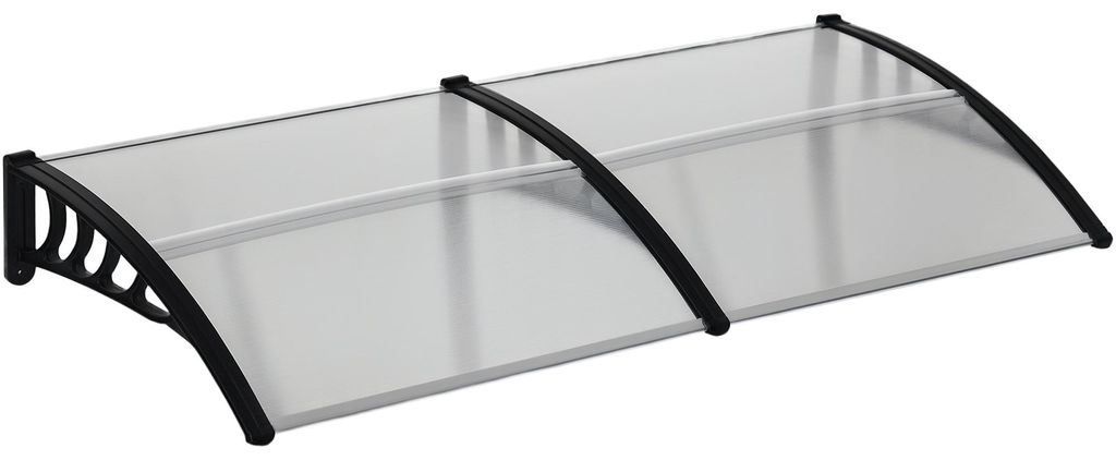 Outsunny Pultvordach Vordach für Haustür 200x96x27cm mit UV Produktbild 