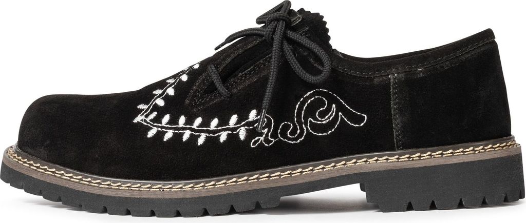 PAULGOS Haferlschuhe Echt Leder - Trachtenschuhe Mit Stickerei Gr. 39-47