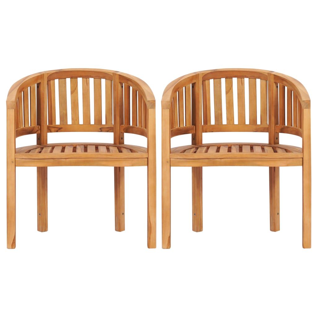 Stoličky z masívneho dreva Teak Brown Obrázok produktu 