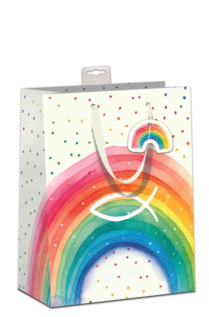 6 Geschenktaschen A4-Format Large Kommunion Taufe Regenbogen Fisch€ 21 pro Tüte € 3,50 Bundle Set Geschenktüten
