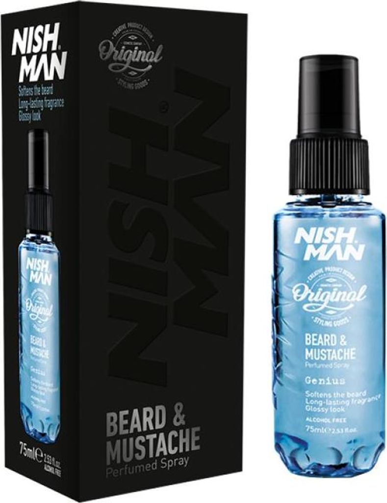 Nishman Genius Hair and Beard parfem-olej 75ml bez alcoholu Obrázok produktu 