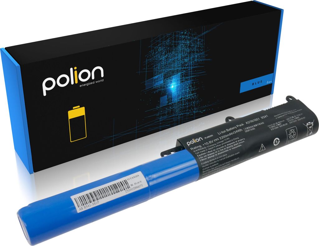 POLION Laptop-Batterie ASUS A31N1601 2200mAh