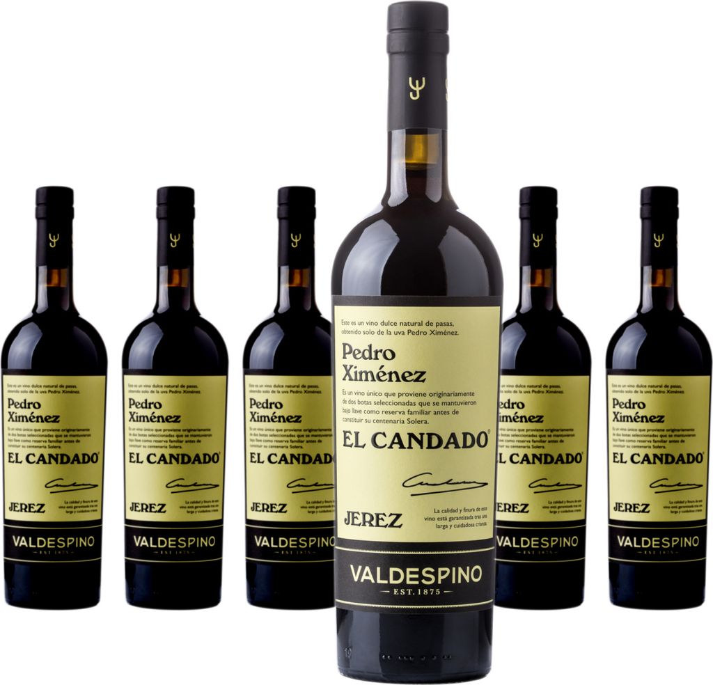 6 x Valdespino Sherry DO Pedro Ximenez El Candado