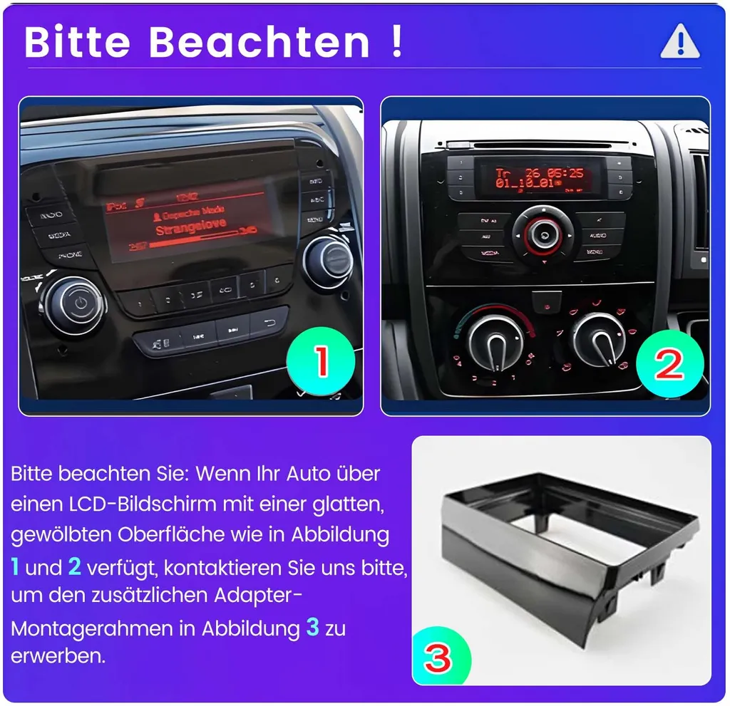 Station Multimédia Android 15 avec Navigation GPS pour Fiat Ducato DAB+ - 4