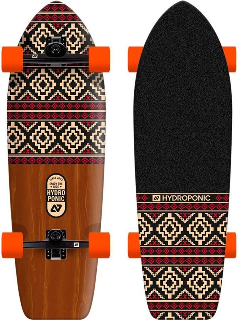 Hydroponic Square 33 ́ ́ Surfskate Braun 10 Inches Braun 10 Inches