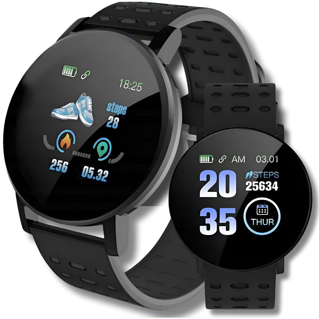 Smartwatch Zegarek Opaska Sportowa Męska Damska Kroki Puls Zdjęcie produktu 