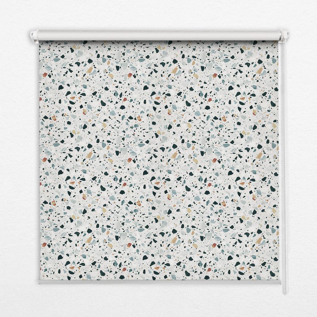 Seitenzug-Rollo Fensterrollo Jalousie - Lichtdurchlässig Springrollos - 130x240 cm - Flecken