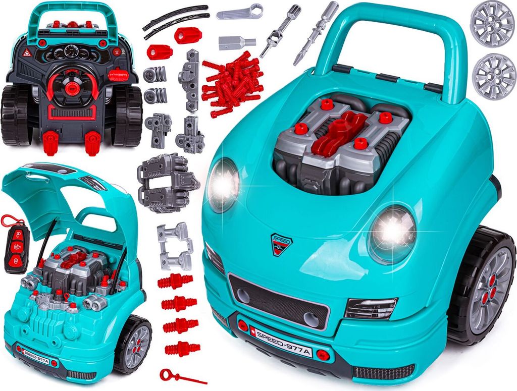 Mechaniker-Kit, Autoentriegelung Auto Motor, Werkstatt 61 Teile, Porsche Blau