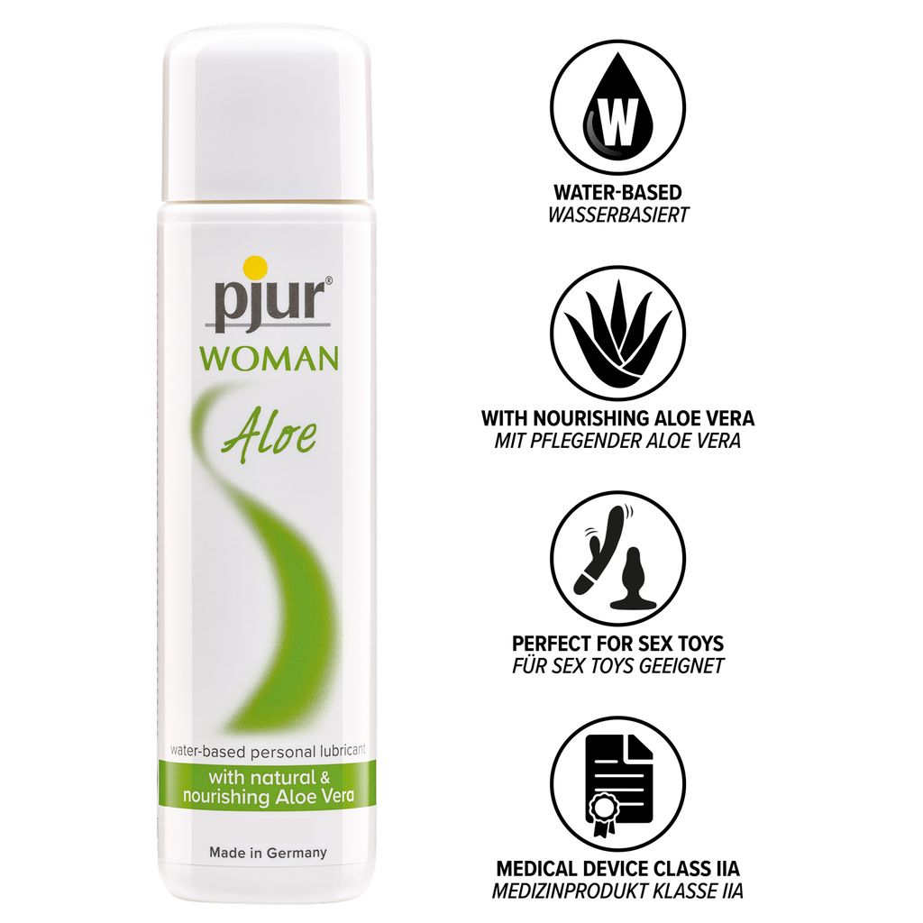 pjur WOMAN Aloe - Gleitgel mit Aloe Vera auf Wasserbasis -
