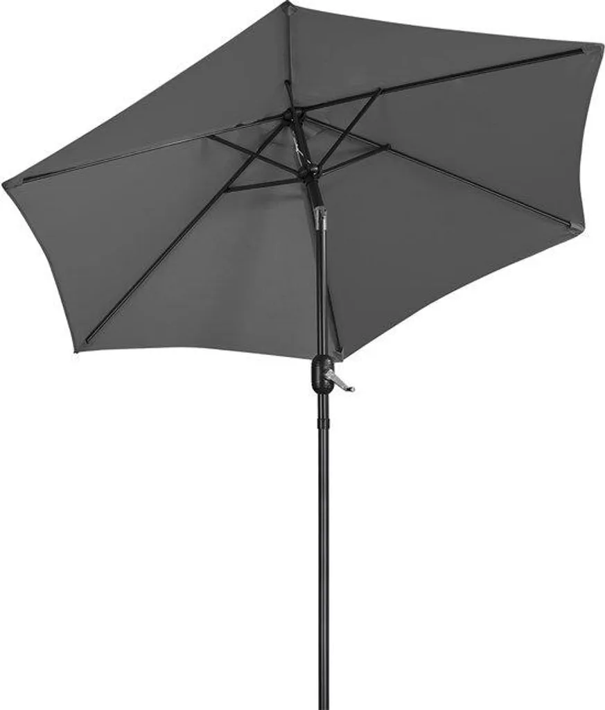 Parasol 270 cm Imperméable Fini la Pluie et le Soleil sur la Terrasse