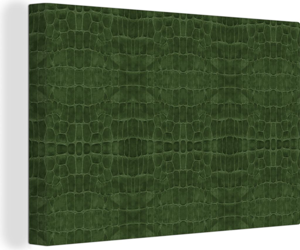 OneMillionCanvasses - Leinwandbilder - 140x90 cm, Leder - Textur - Tierhaut, Wandbilder Kunstdruck Wanddekoration - Foto auf Leinwand - Gemälde ...