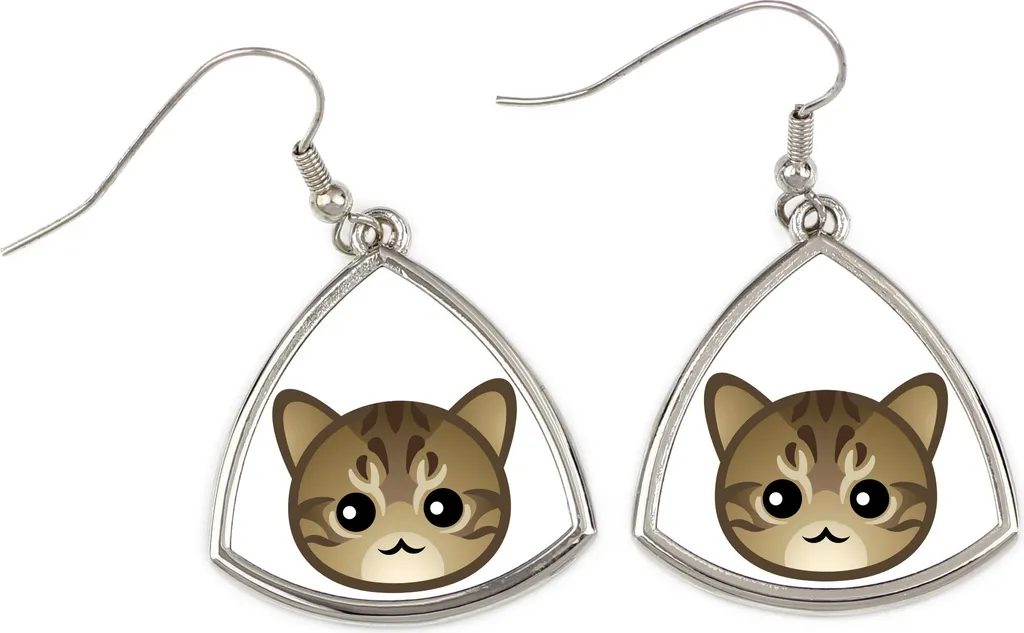 DUOWEI Orecchini A Forma Di Gatto In Acrilico – Carini E Leggeri – Per Donne E Ragazze – Ipoallergenici