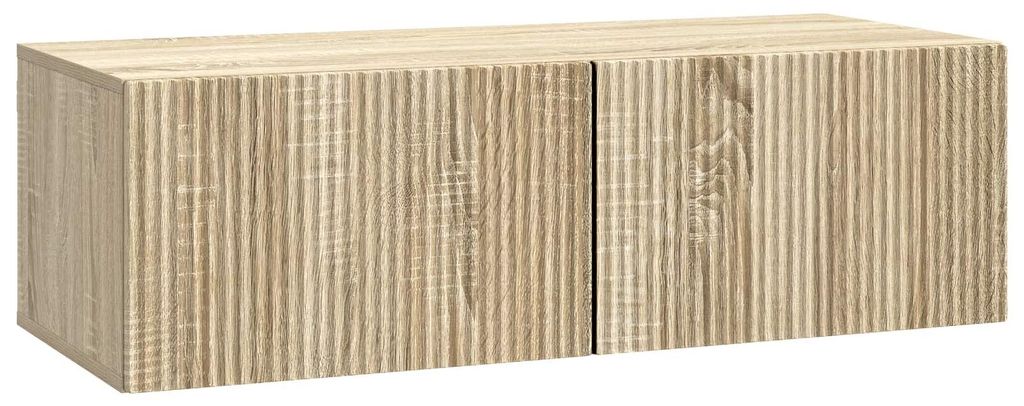 Wandmontierter TV-Schrank Sonoma-Eiche 98 x 41 x 30 cm