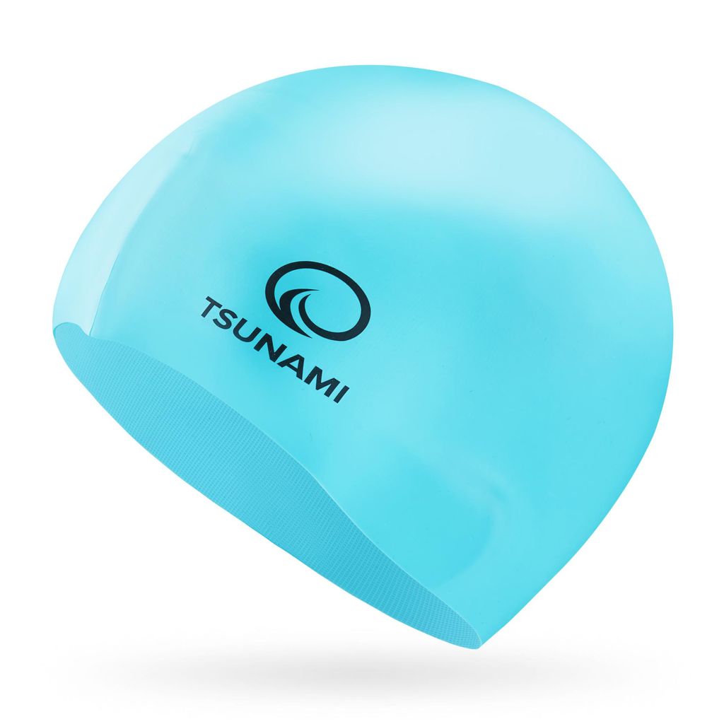 TSUNAMI Kinder Silikon Schwimmkappe, Pool Training, Produktbild 