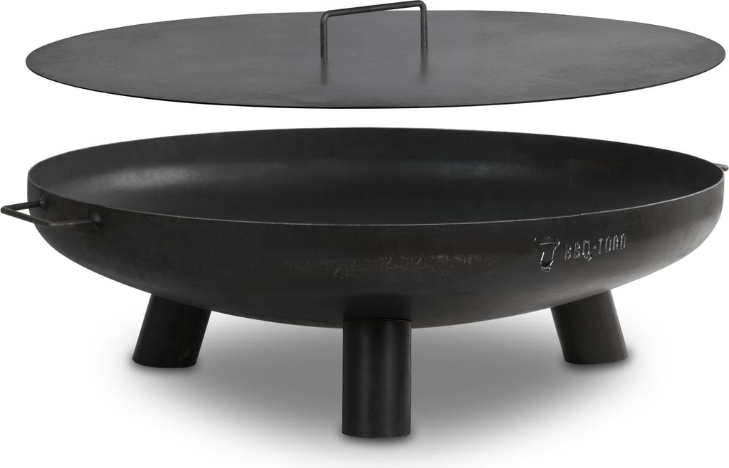 BBQ-Toro Feuerschale Ø 80 cm mit Deckel, Schwarz, Outdoor Produktbild 