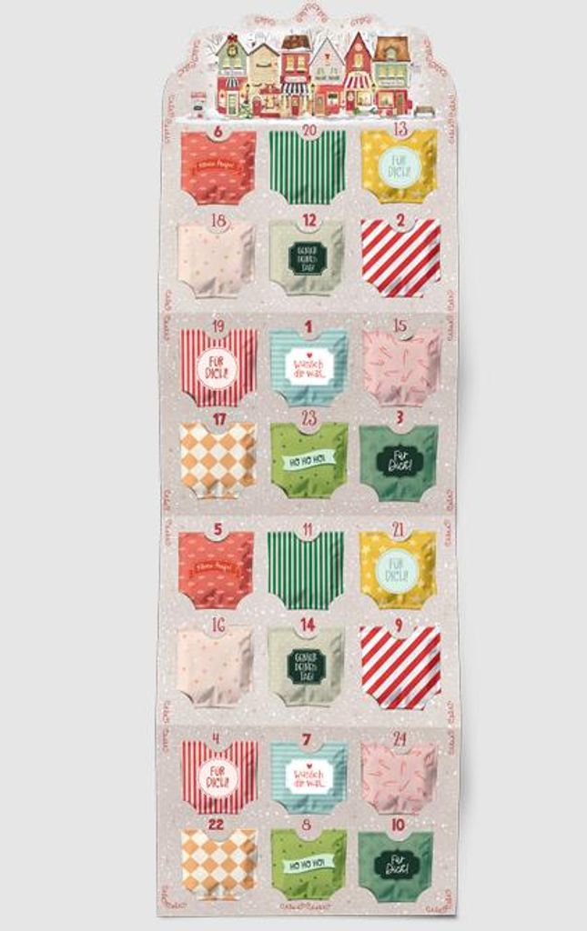 Tee-Adventskalender Winterdorf- 24 verschiedene Teesorten Produktbild 