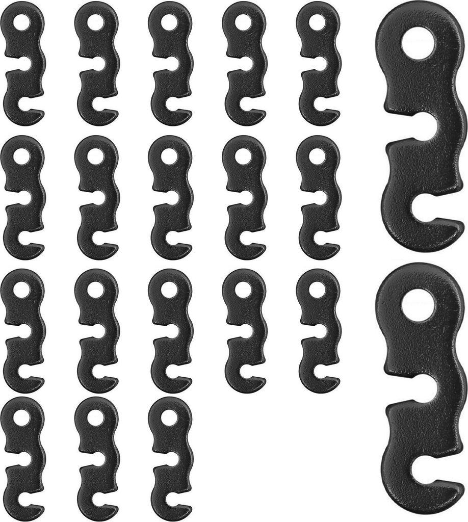 20/48/80/100 Stück Zeltspanner aus Aluminiumlegierung, strapazierfähig, für Outdoor-Camping, Wandern, Rucksackreisen, Zelt, Windseilschnalle