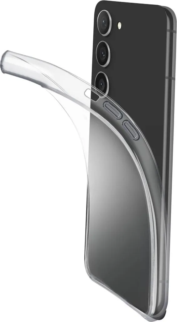 Custodia Cellularline Fine Galaxy S23+ Trasparente | Protezione Ultra Sottile