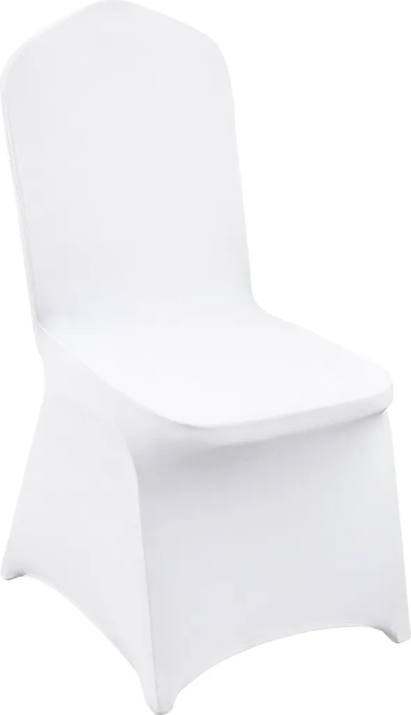 Stock 12 Coprisedia Banchetto Spandex Bianco Elastico Alta Resistenza