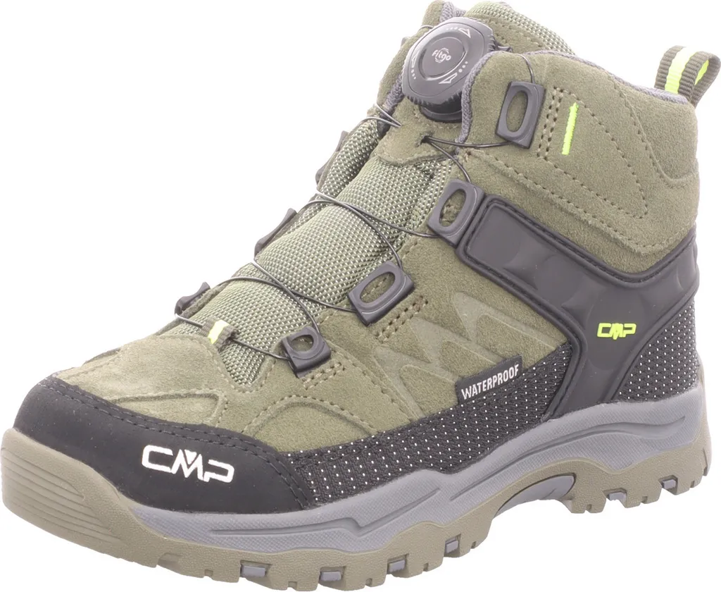 Bottes de Neige CMP avec Système Fitgo Chaussures Trekking Enfant Vert 35