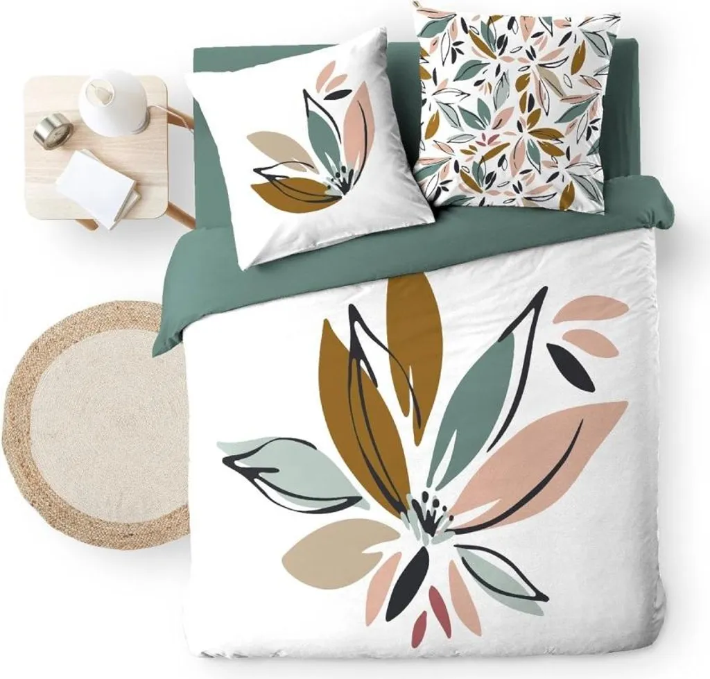 Parure de lit coton Octavia : finis les draps rêches, confort 240x220