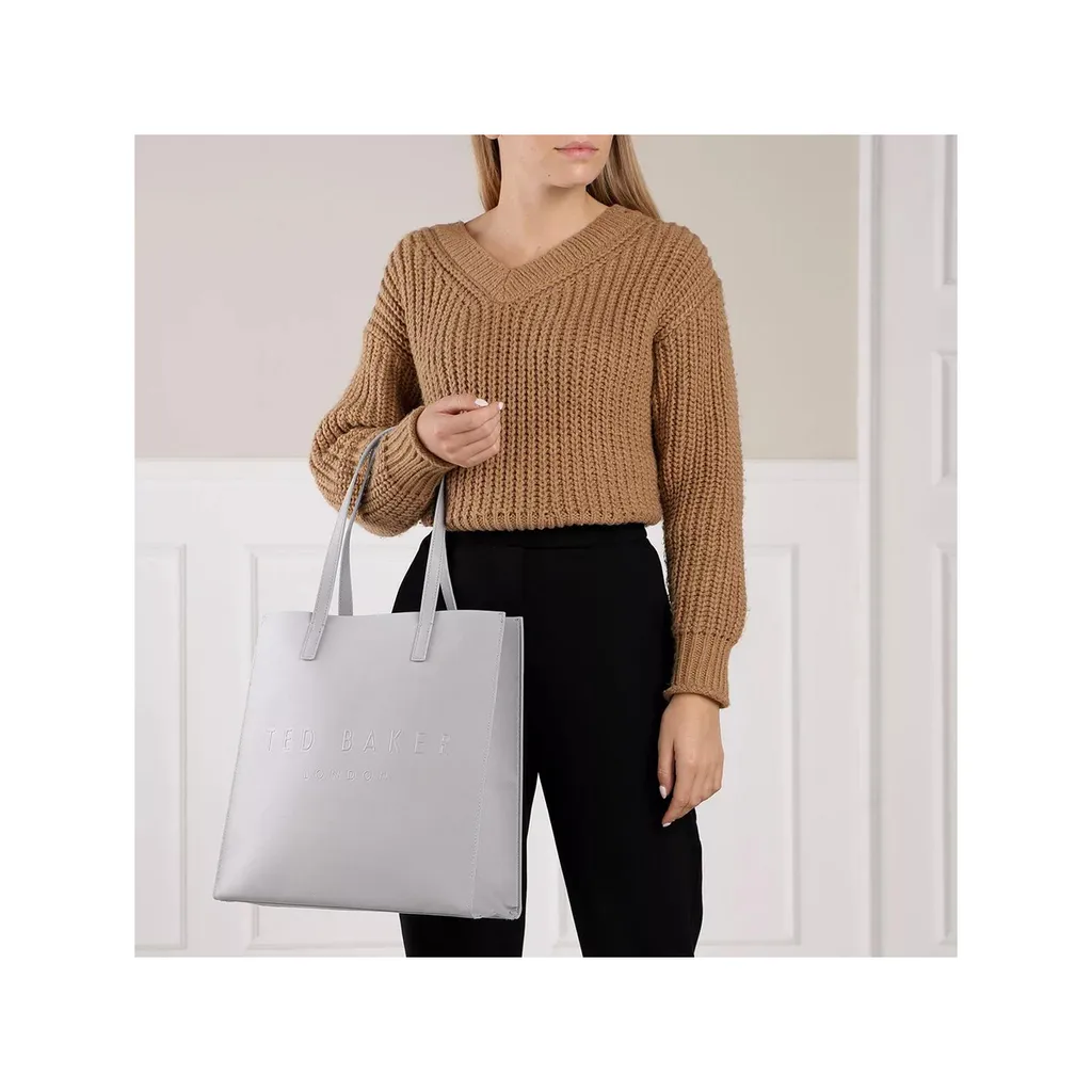 Grand Sac Shopper Gris Clair Ted Baker Soocon : Résistant et Chic - 10