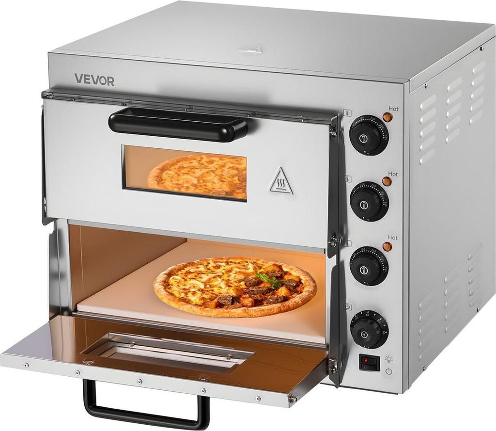 Commercial Countertop Pizza Oven Electric Pizza Oven for 16" Pizza Indoor