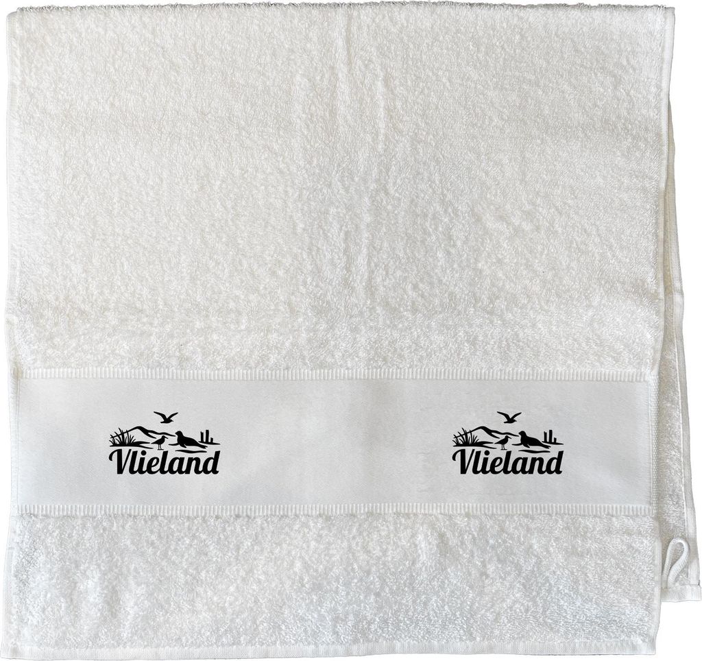 Huuraa Handtuch Vlieland Niederlande 50x100cm White Baumwolle Handtuch Geschenkidee