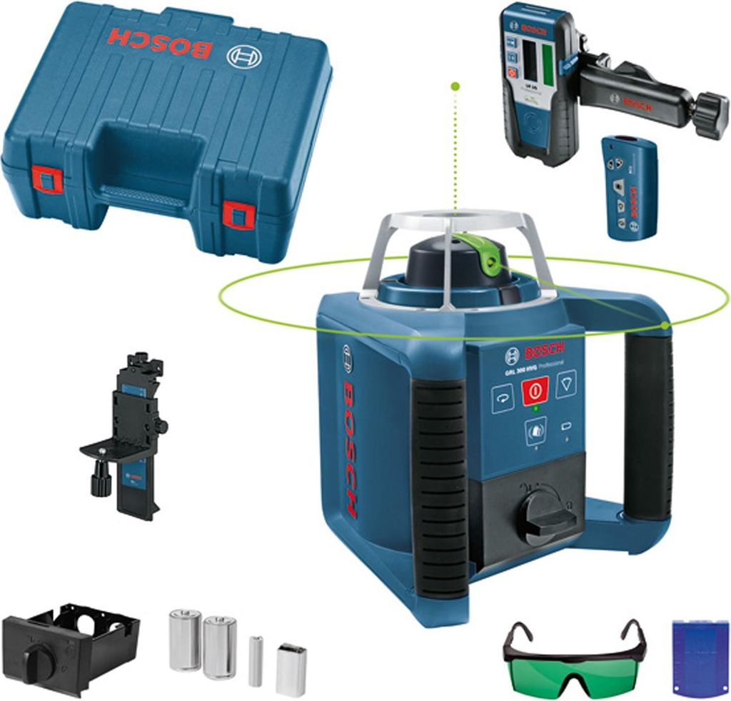 Laser rotatif GRL 300 HVG, 1 pile monobloc 9 V (6LR61) dans Image du produit 