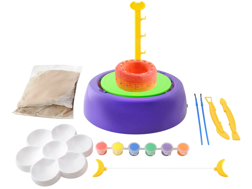 Tour de potier électrique complet avec argile et outils de modelage