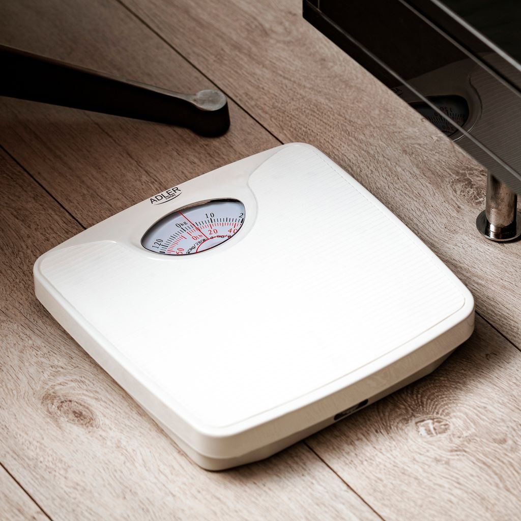 Adler AD 8151w Mechanická kúpeľňová váha do 130 kg biela Obrázok produktu 2
