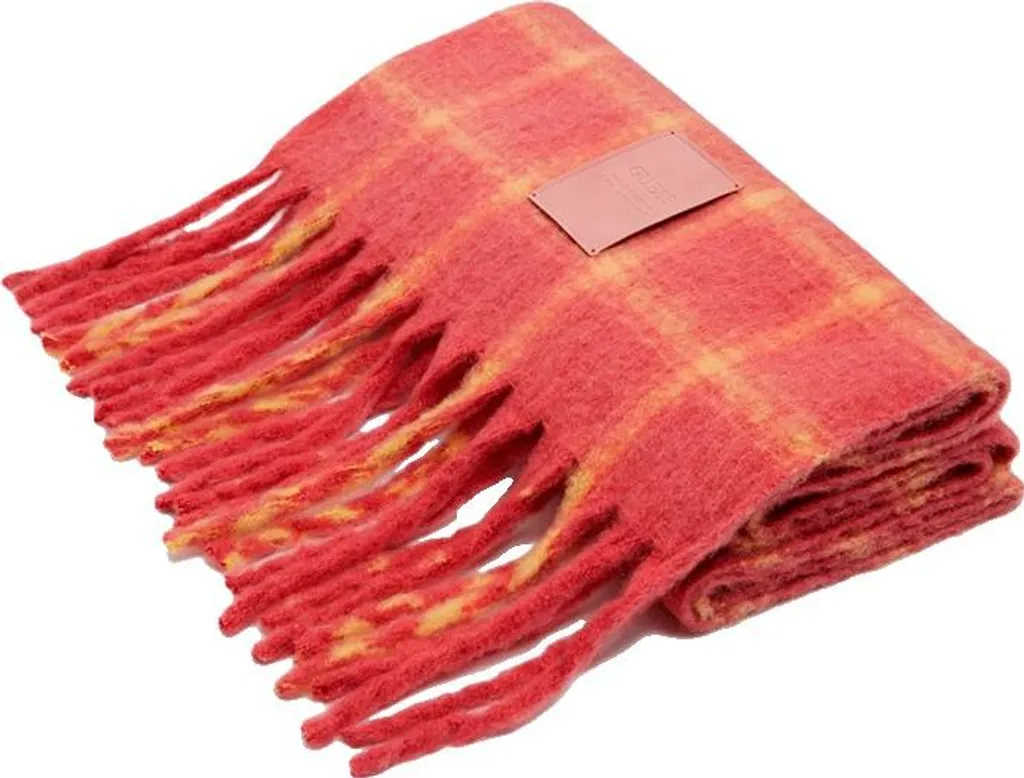 Écharpe Guess Knit Orange 40x180 cm pour Femme en Maille Raffinée