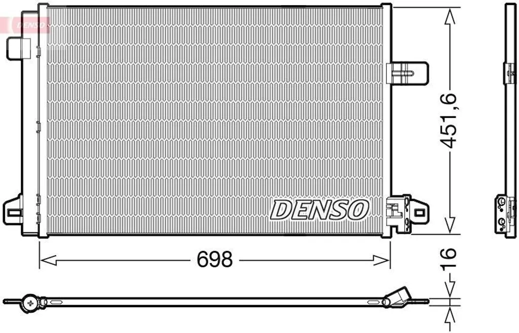 Réparer Fuite de Clim VW Transporter VI avec le Condenseur DENSO DCN32028