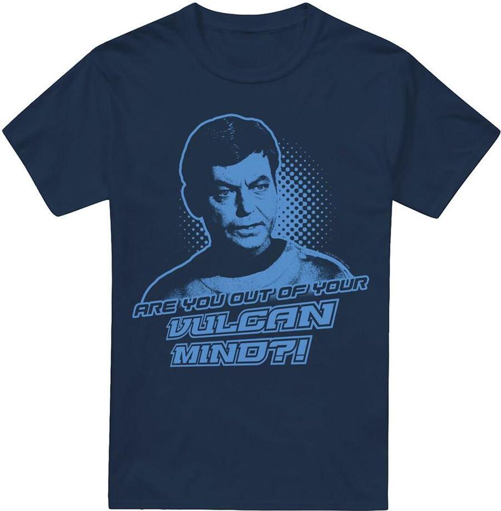 Star Trek - "Vulcan Mind" T-Shirt für Herren TV5724 (5XL) (Marineblau)