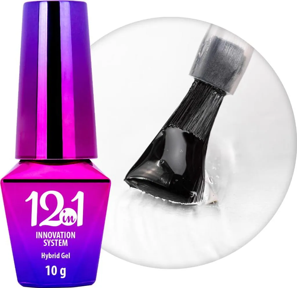 MollyLac Base 12in1 Innovation Gel Transparent Renforcement et Soin