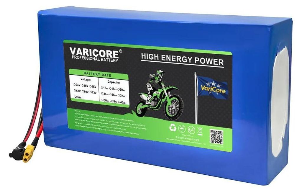 72V 45Ah Lithium Akku Für E-Scooter - Li-Ion Batteriepack - Integriertes BMS - XT60-Stecker - 21700 Zellen - 84V Ladegerät Inklusive