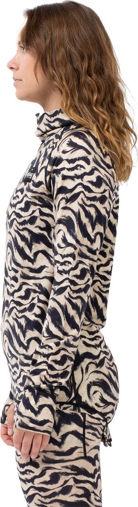 Eivy Damen Funktionsunterwäsche Icecold Gaiter Wool Top, Größe:S, Farben:animal swirl