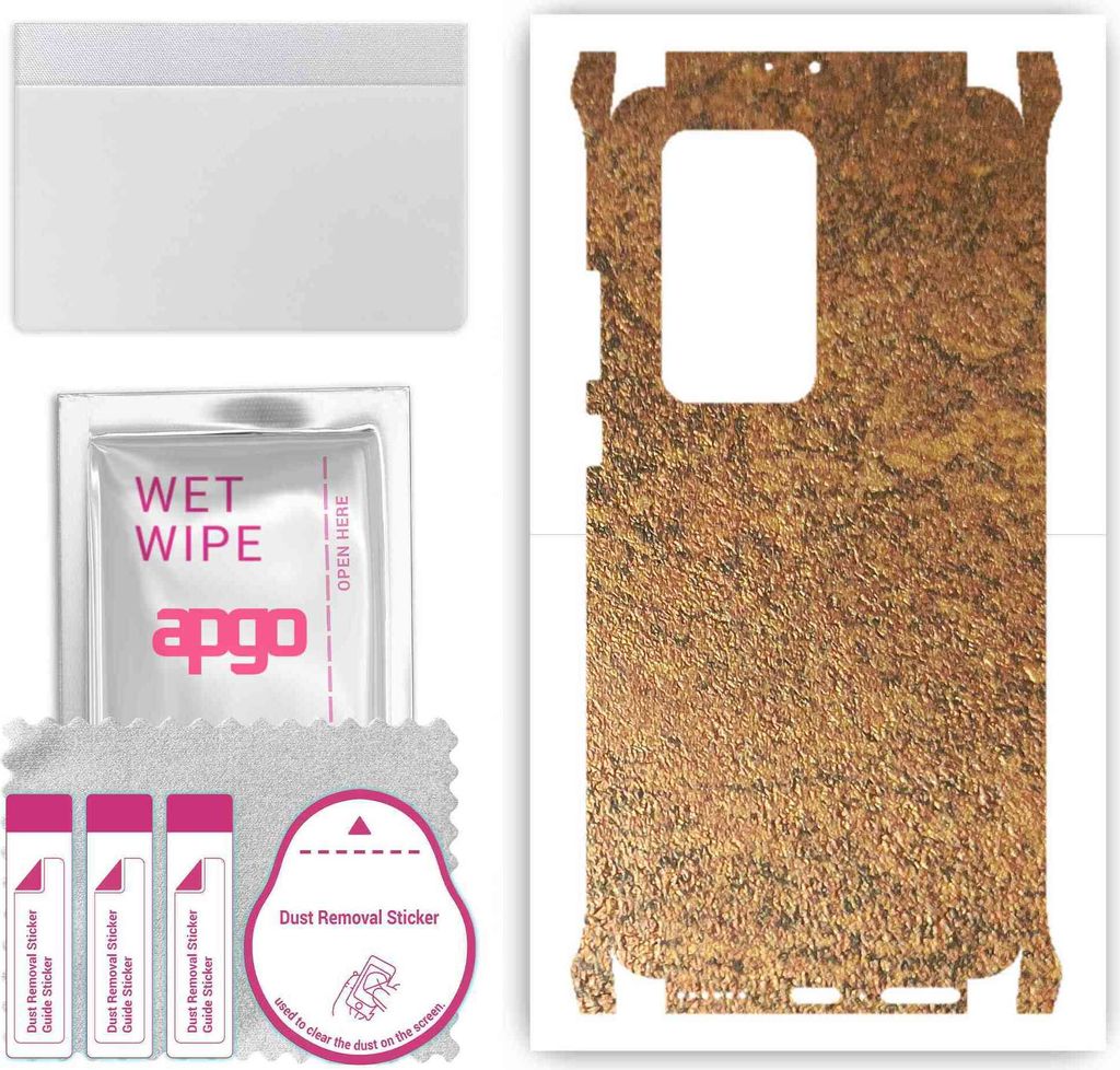 apgo Rückseite + Seiten Schutzfolie, Skin, kompatibel mit Huawei P40 Pro Plus, Hinten Displayschutzfolie aus Vinylfolie, kratzfest, einfache Monta...