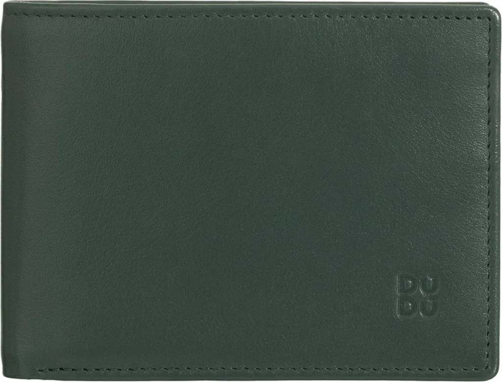 Portefeuille DuDu 53425464 en cuir véritable multicolore RFID