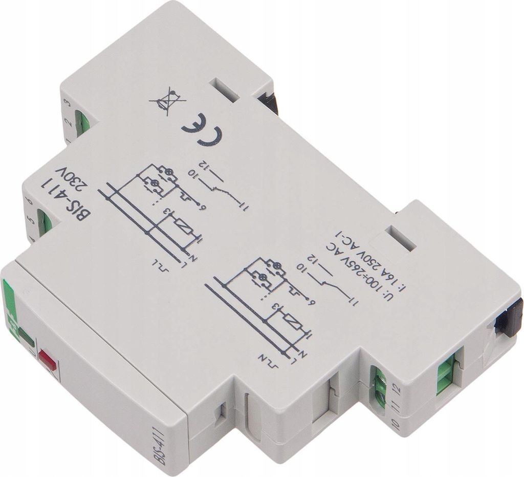 F&F | Bistabiler Relais BIS-411 - 230V - Elektronisch - Mehrfachsteuerung - Sicher und zuverlässig