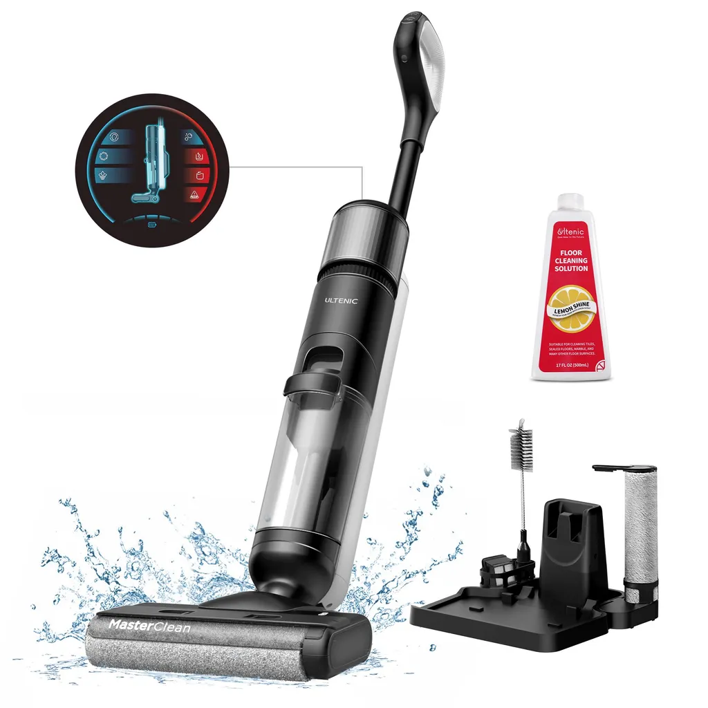 Ultenic AC1 EL Aspirateur eau et poussière sans fil avec autonettoyage
