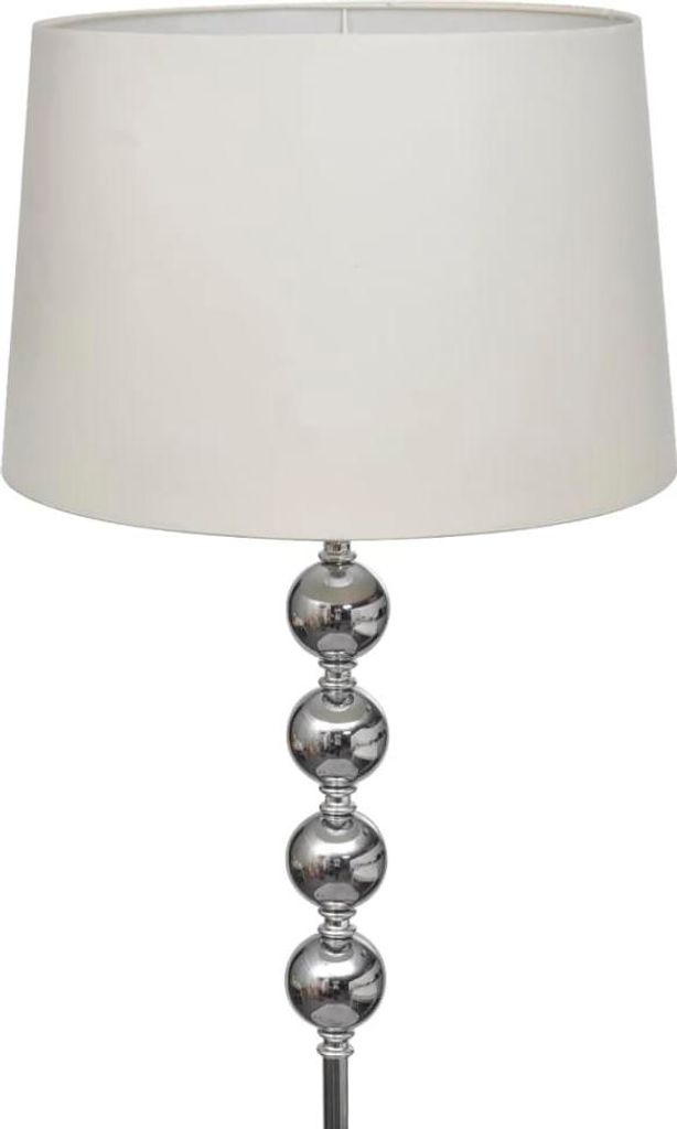 vidaXL Stehlampe Stehleuchte Lampe Leuchte Standleuchte weiß